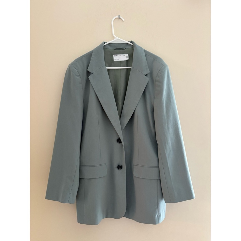 ASOS Light Gray Suit Jacket